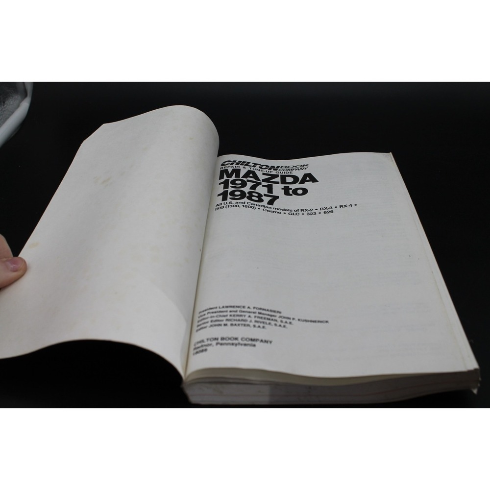 Chilton Repair and Tune-Up Guide Mazda 1971 to 1987 All US Canada Models 6981 - Picture 7 of 10